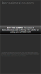 Mobile Screenshot of bonsaimexico.com